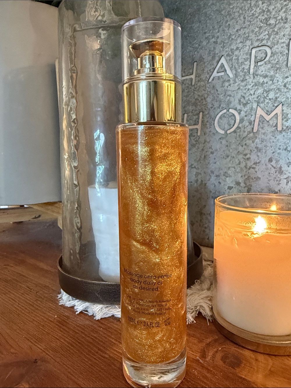 Herla Gold Shimmer Illuminating Body Oil - Gold - Picture 5 of 6